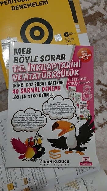 8. Sınıf lgs inkılap tarihi sarmal deneme sinan kuzucu yayınları