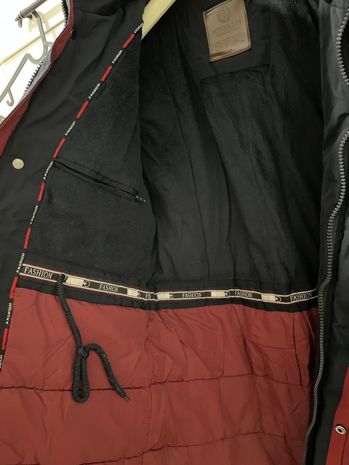 Erkek Lacivert Kapüşonlu Bigazzi Mont - Görsel 5