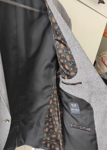 Gri Erkek Modern Klasik Takım Ceket - Görsel 3