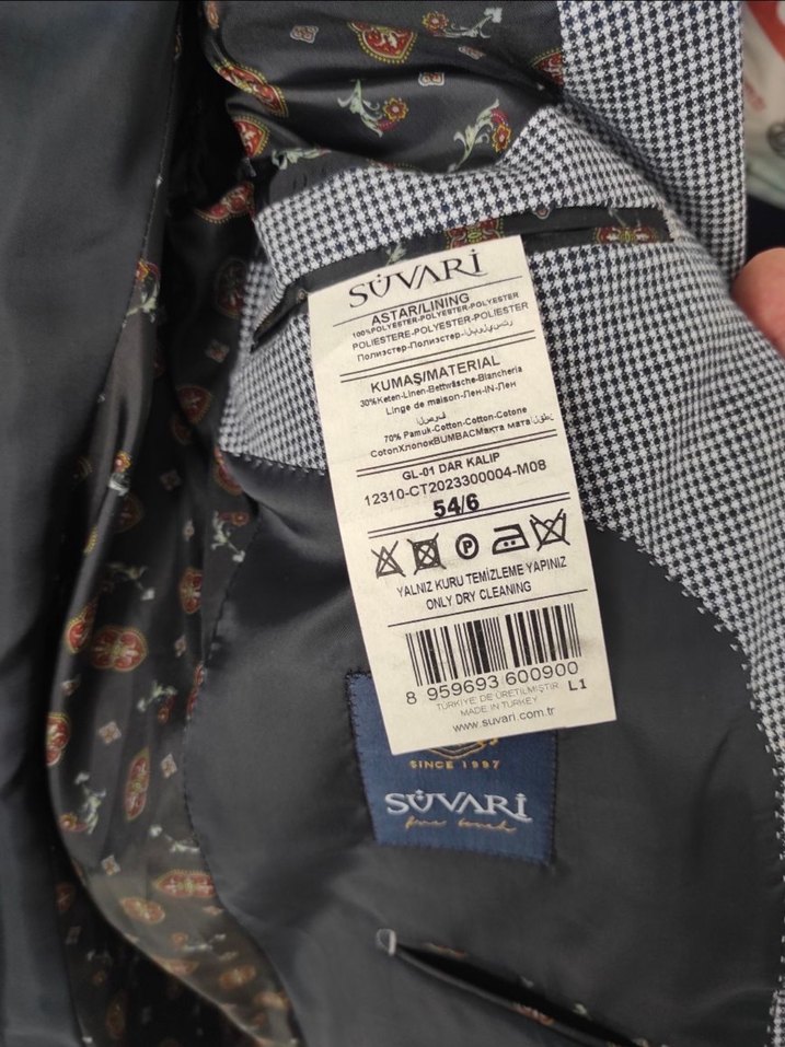 Gri Erkek Modern Klasik Takım Ceket - Görsel 4