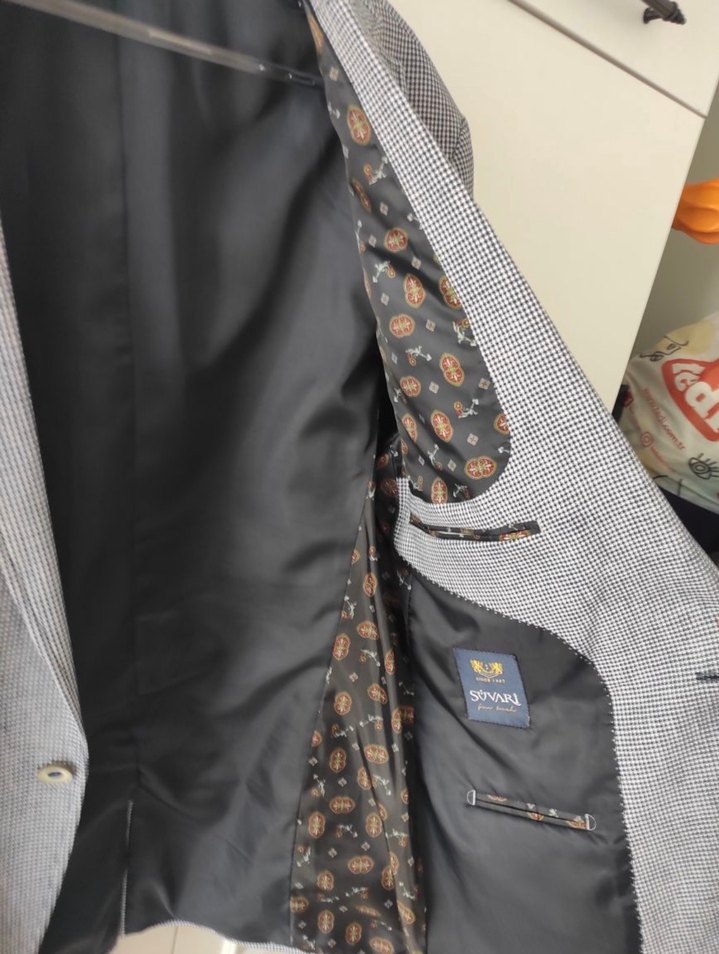 Gri Erkek Modern Klasik Takım Ceket - Görsel 3