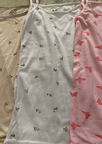 Kız Çocuk İnce Askılı Atlet Seti - Görsel 2