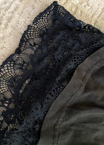 Kısa Kollu Siyah Punk Tişört - Görsel 4