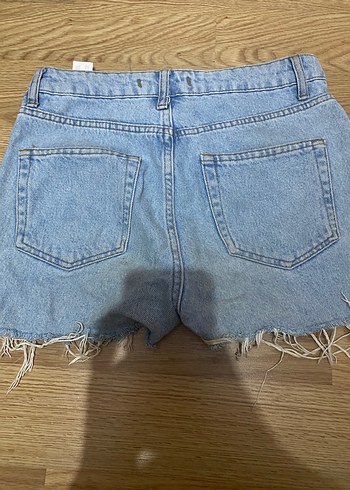 kadın kot şort - Görsel 3