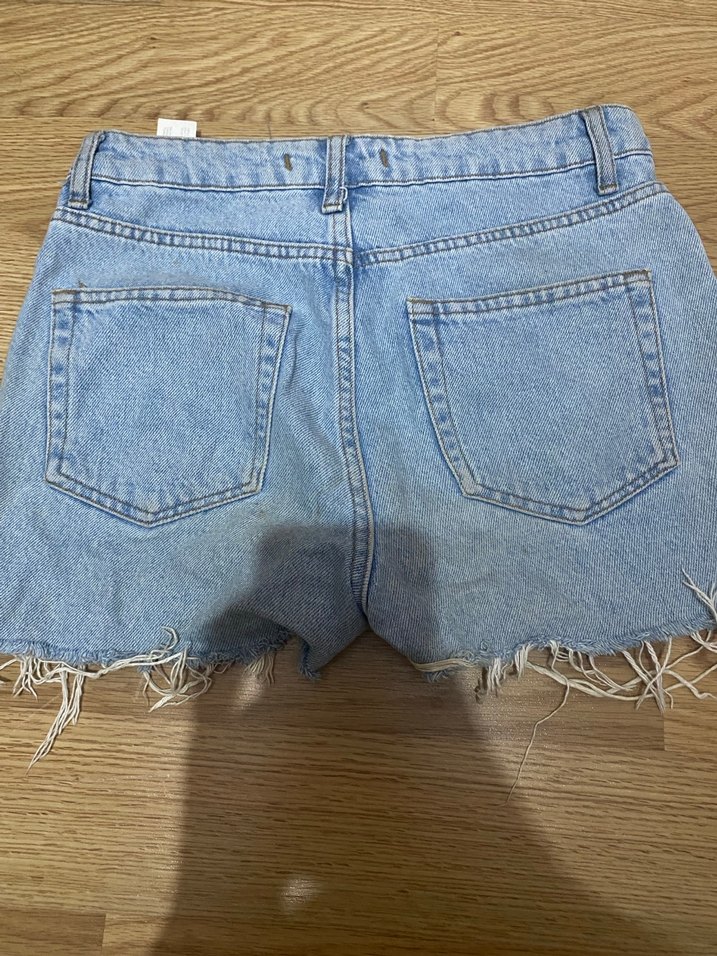 kadın kot şort - Görsel 3