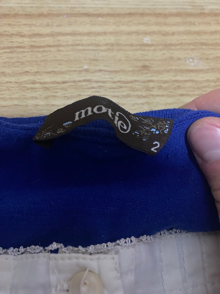 Kadın Lacivert V Yaka Pamuklu Hırka - Görsel 3