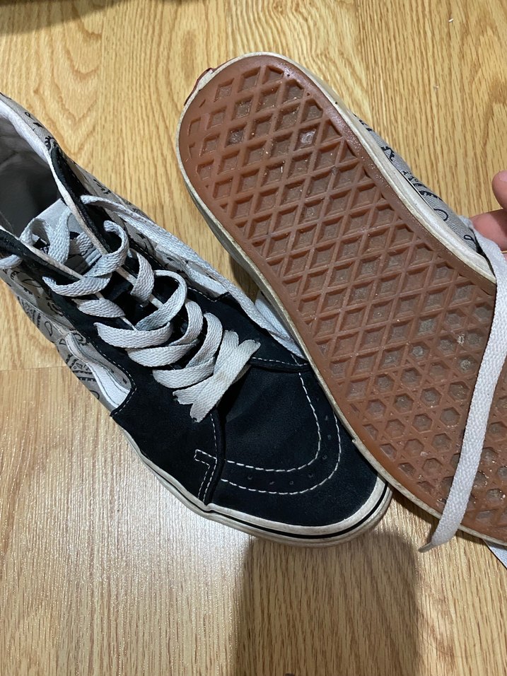 Gri Yılan Desenli Bağcıklı Kadın Spor Ayakkabı - Görsel 5