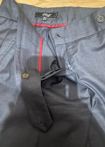 Erkek Lacivert Midi Kumaş Pantolon - Görsel 4