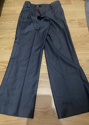 Erkek Lacivert Midi Kumaş Pantolon - Görsel 2