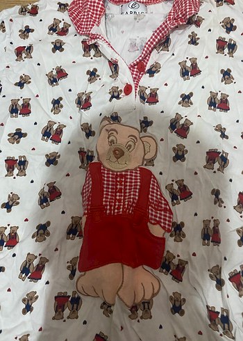 Renkli Baskılı Pamuk Hamile Gömlek - Görsel 2