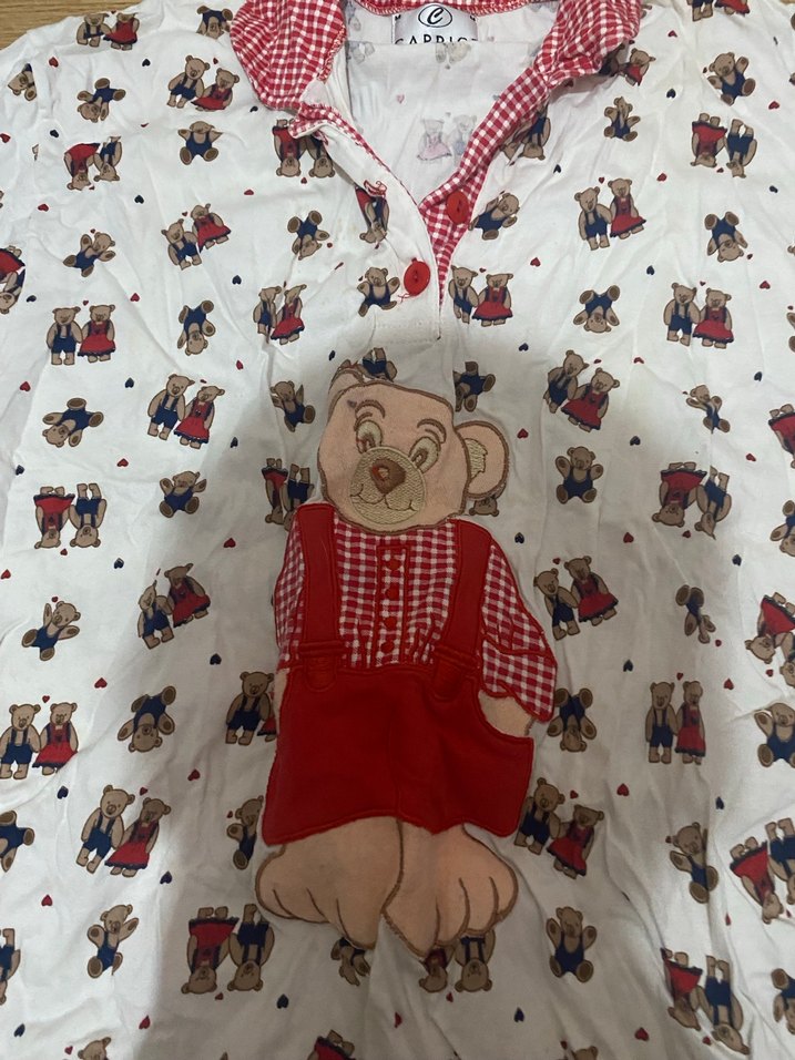 Renkli Baskılı Pamuk Hamile Gömlek - Görsel 2