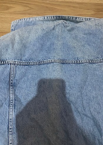 Kadın Mavi Rahat Denim Ceket - Görsel 5