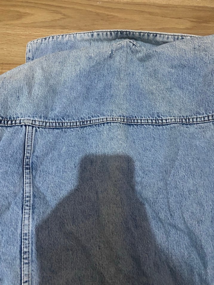 Kadın Mavi Rahat Denim Ceket - Görsel 5