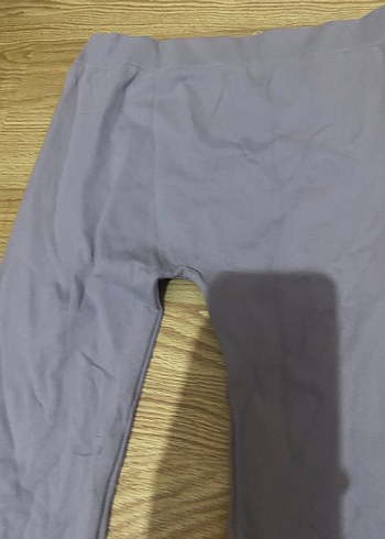 Gri Midi Kadın Tayt - Görsel 2