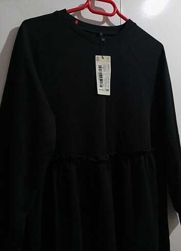 m Beden Trendyolmilla siyah modest elbise 