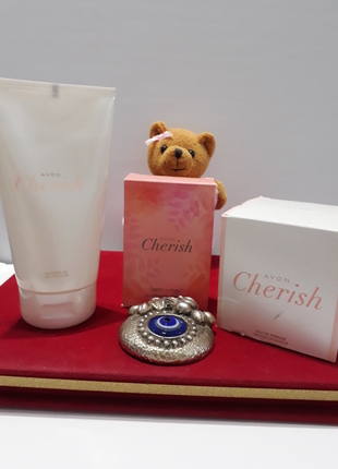 Avon Cherish EDP Set?50 ml 30 ml parfüm ve vücut losyonu