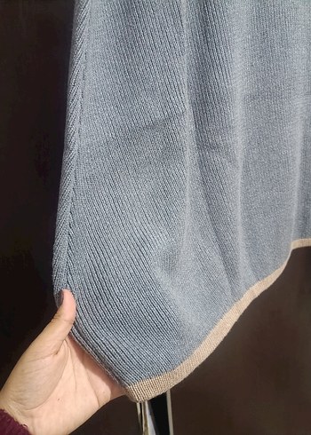 Gri Erkek Triko Yün Kazak - Görsel 3