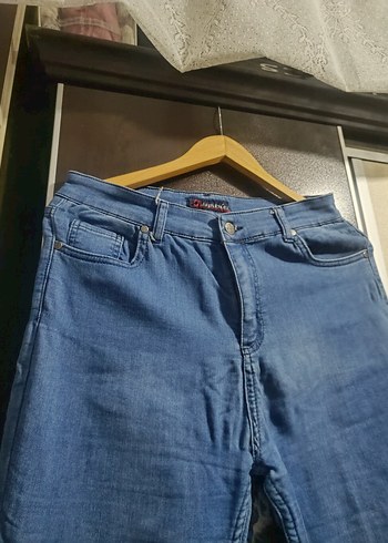 Kadın Mavi Denim Jean Pantolon - Görsel 3