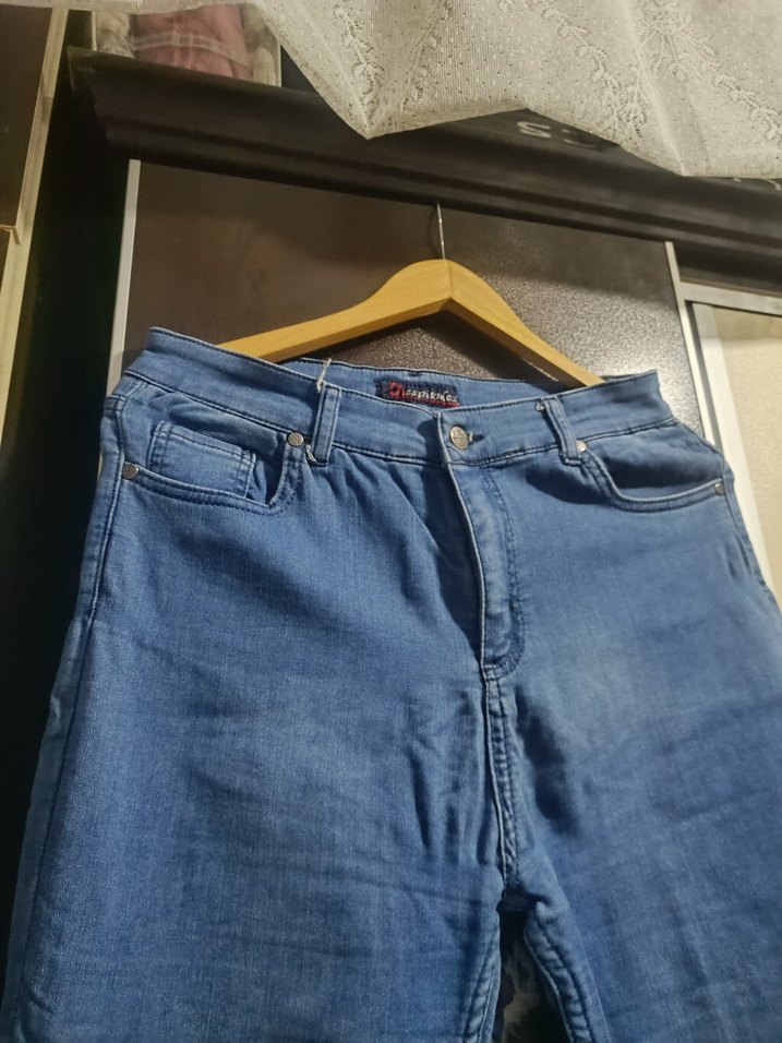 Kadın Mavi Denim Jean Pantolon - Görsel 3