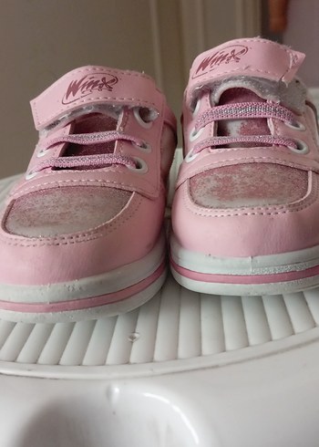 26 Beden Kız Çocuk Pembe Velcro Spor Ayakkabı
