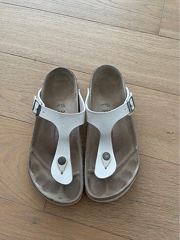 Birkenstock beyaz 38 numara terlik