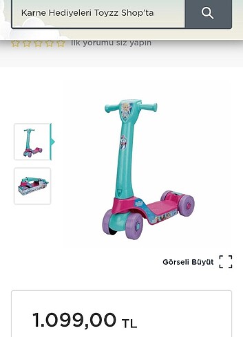 Frozen marka kız çocuk scooter - Görsel 7