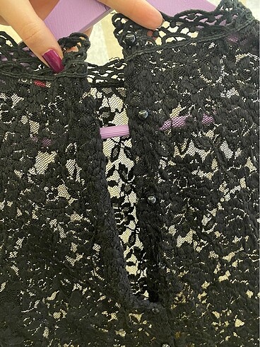 Dantel bluz - Görsel 3