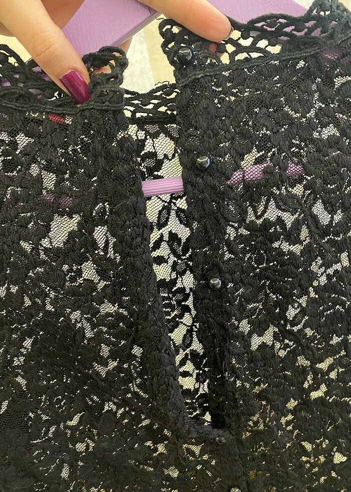 Dantel bluz - Görsel 3