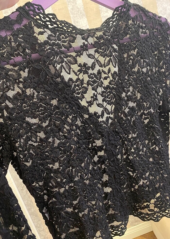 Dantel bluz - Görsel 4