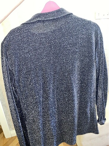 Parlak kadın ceket - Görsel 3