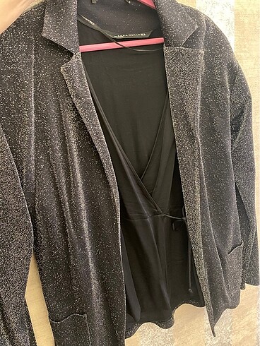 Parlak kadın ceket - Görsel 2