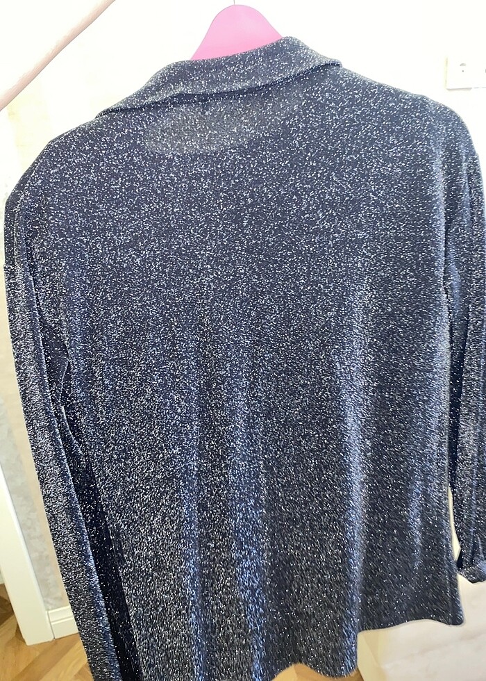 Parlak kadın ceket - Görsel 3