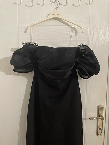 Balon kol abiye - Görsel 6