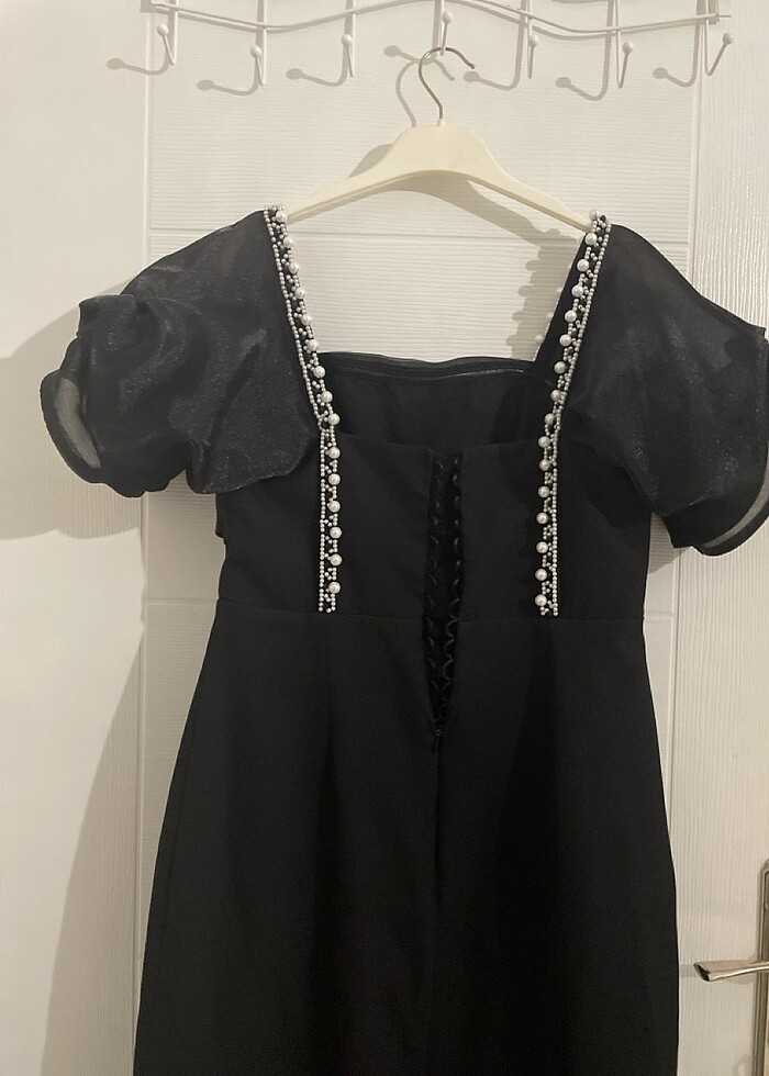 Balon kol abiye - Görsel 5