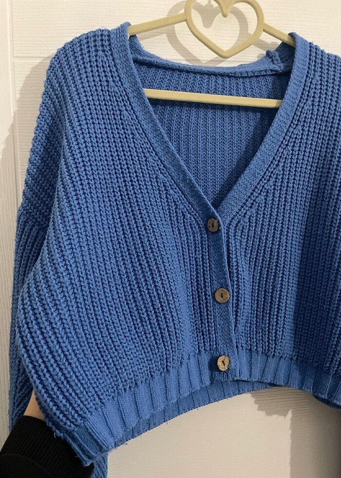 Crop hırka - Görsel 2