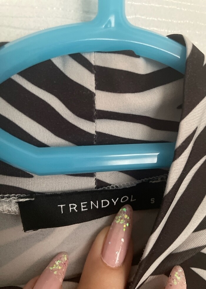 Zebra desenli body - Görsel 2