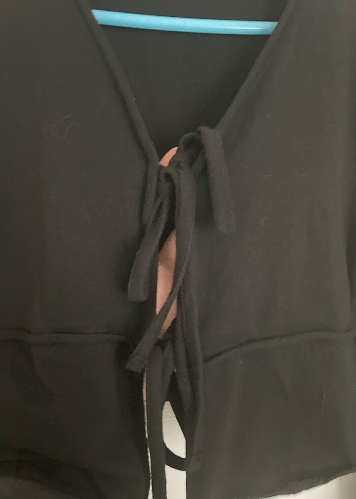 Fiyonk bağlamalı body - Görsel 3