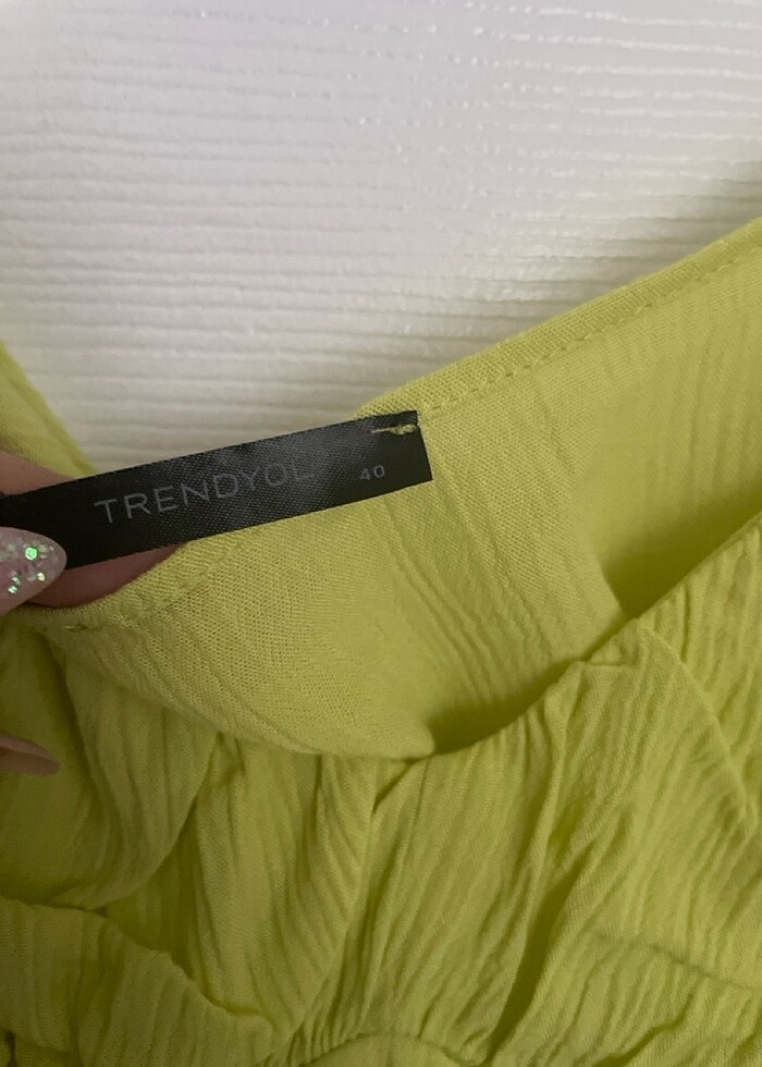 Balon kol elbise - Görsel 2