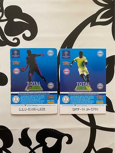  Panini 4 kart özel ilan