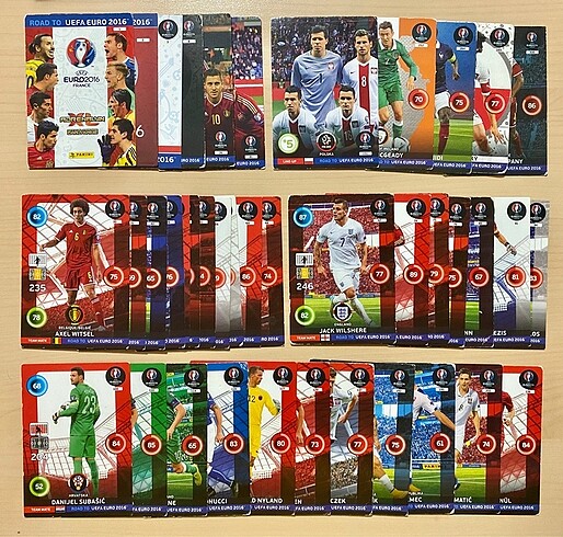 Panini Road to EURO 2016 40 Kartlık Futbol Seti