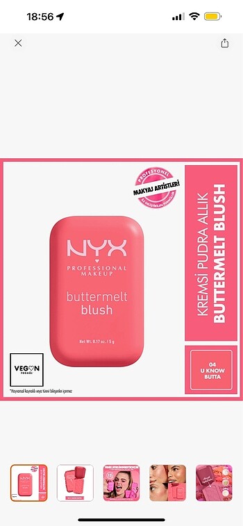 NYX Nyx allık