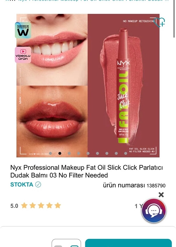 Nyx fat oil slick click dudak parlatıcı - Görsel 2