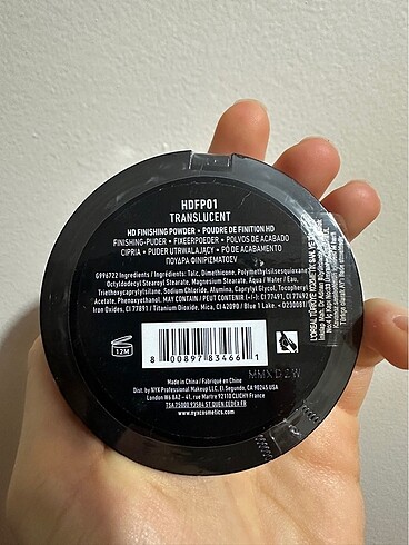 NYX Nyx transparan pudra