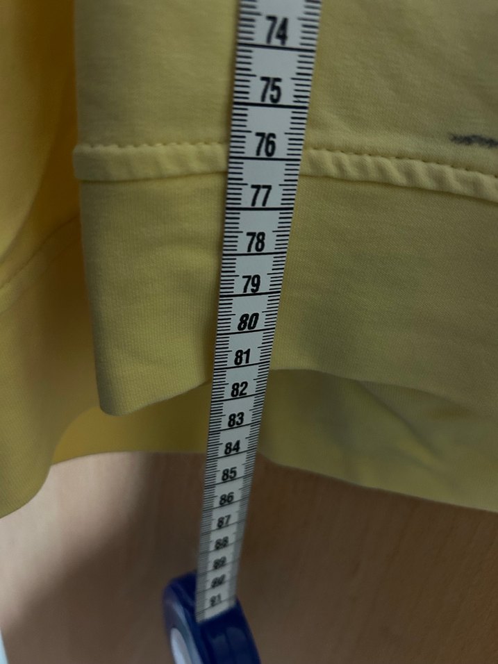 Sarı Kadın Uzun Kollu Salaş Sweatshirt - Görsel 4