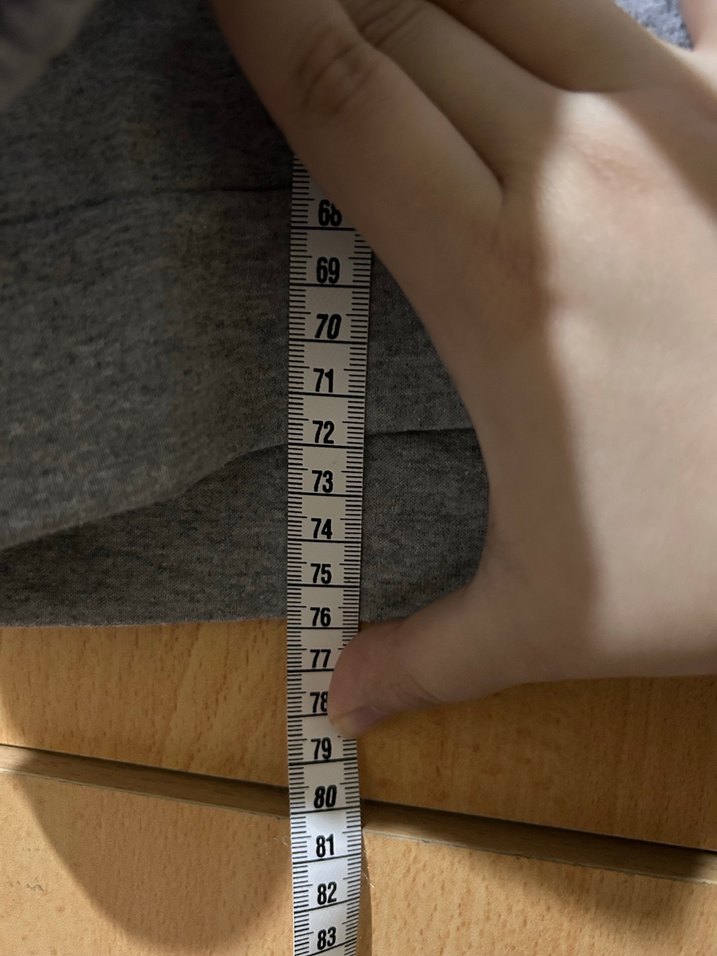 Gri Kapüşonlu Nakışlı Kadın Sweatshirt - Görsel 3