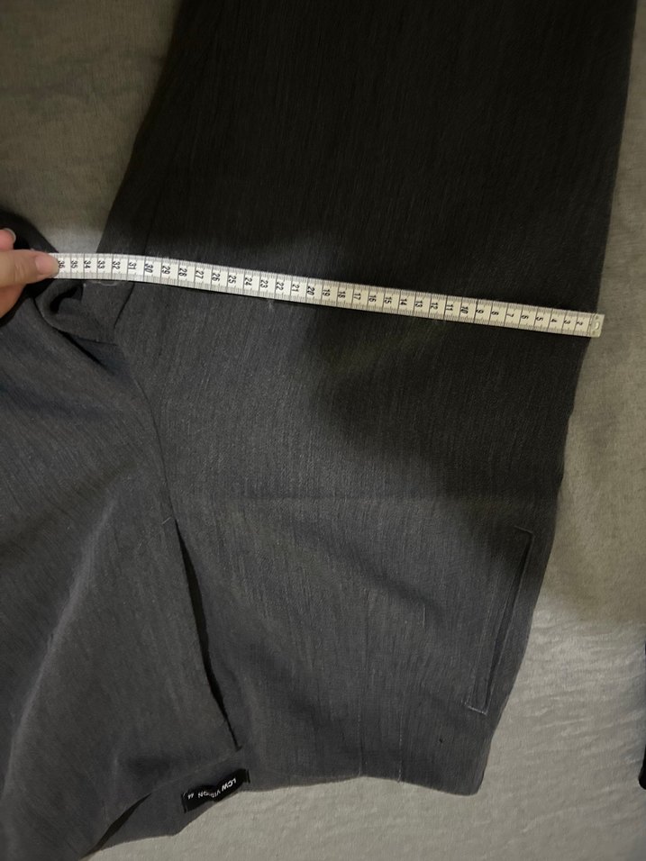 Koyu Gri Düz Kesim Pantolon — görsel 5/7