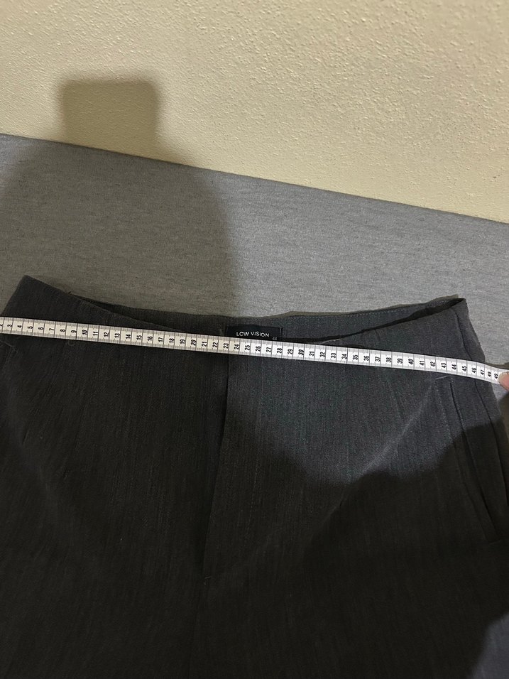 Koyu Gri Düz Kesim Pantolon — görsel 6/7