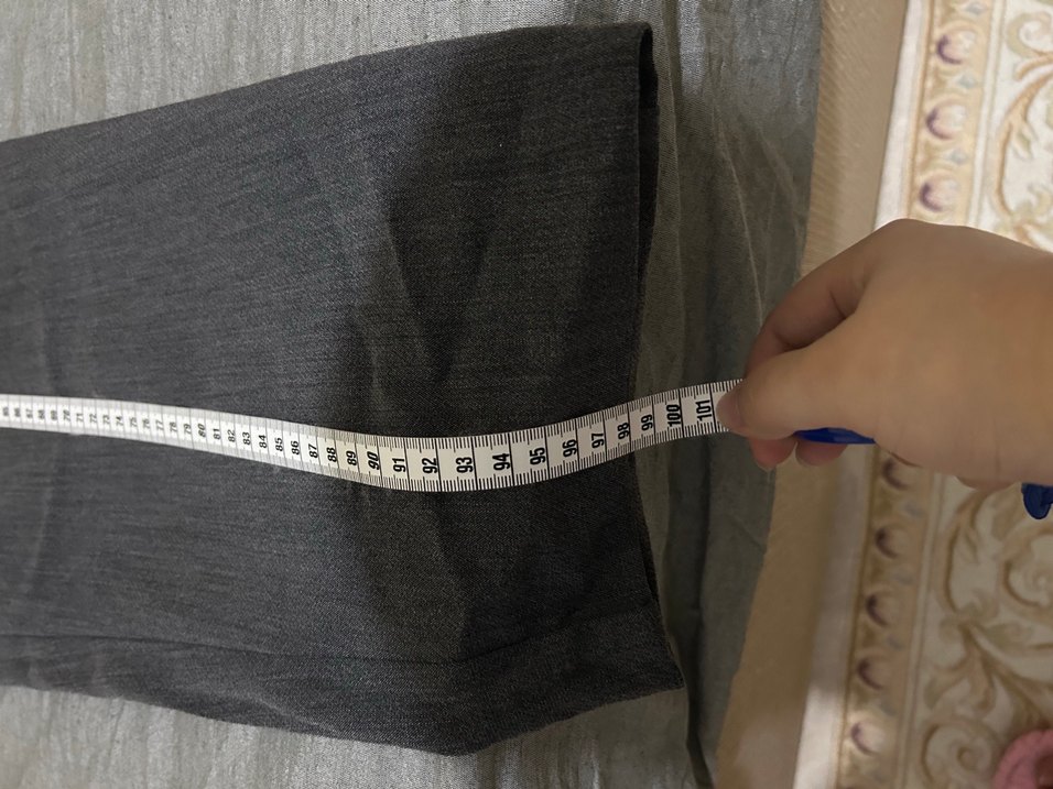 Koyu Gri Düz Kesim Pantolon — görsel 3/7