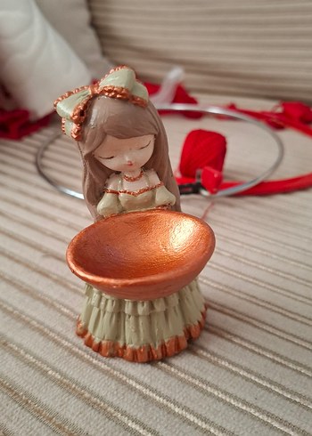 Pastel Renkli Kız Figürin Seti - Görsel 4