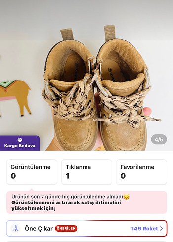 Bej Süet Erkek Çocuk Botları - Görsel 3